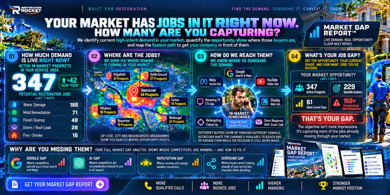 Market Gap Report dashboard